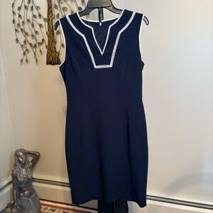 Tommy Hilfiger Navy Blue Sleeveless Dress